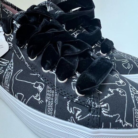 Keds Triple Kick CJW Silk Signature Print Sneakers Black US 7.5 - Picture 10 of 10